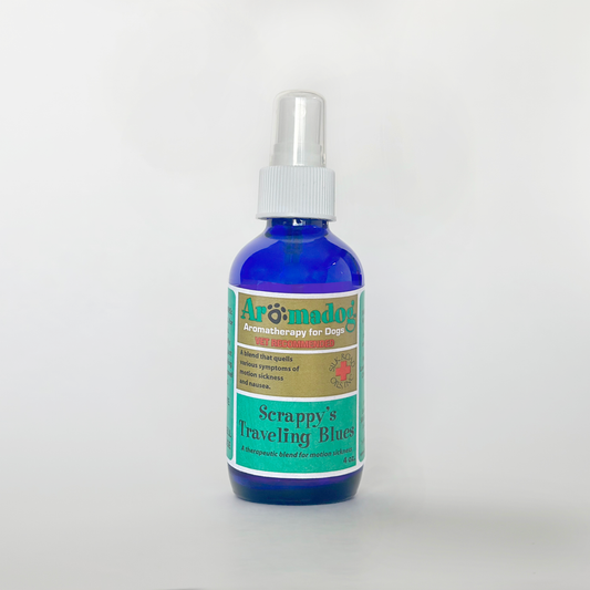 Aromadog Scrappy's Traveling Blues Spray - Silk Road Oils, Inc.