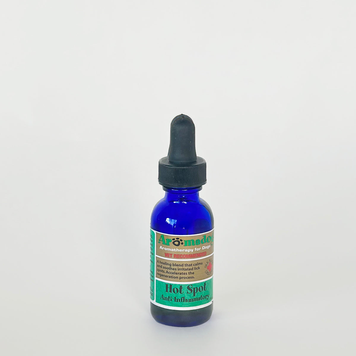 AromaDog Hot Spot natural dog skin care product by Silk Road Oils