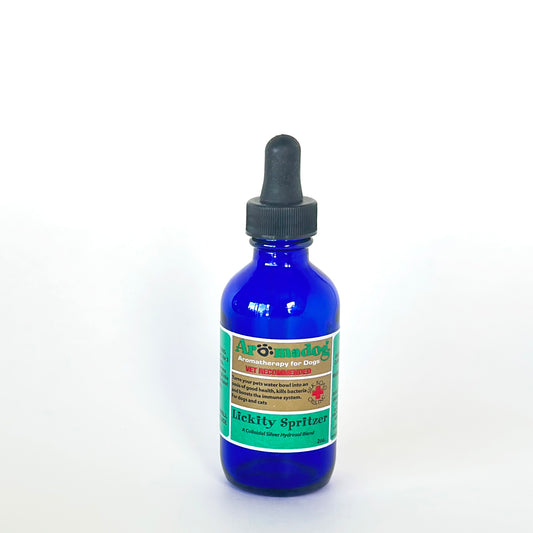 AromaDog Lickity Spritzer pet-care product by Silk Road Oils